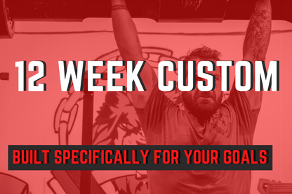 12 Week Custom Program Template